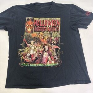 Universal Studios Halloween Horror Nights 30th Scare zone T-shirt Large